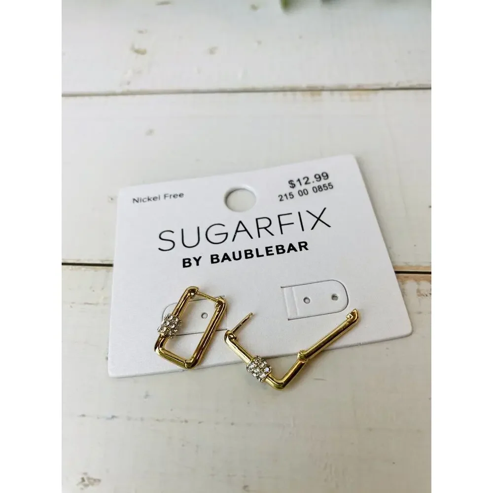 Sugarfix By Baublebar Square Hoop Earrings